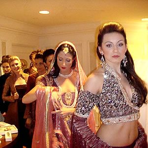Canadian Models In Pakistani Designer Collection