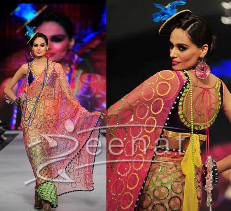 Mehreen Syed Designer Saree Style