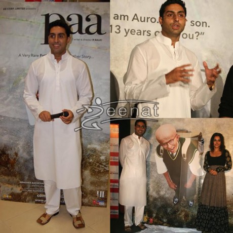 Abhishek Bachchan White Kurta Pajama