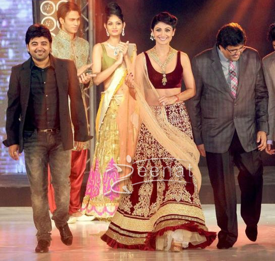 Shilpa Shetty In Designer Lehenga Choli