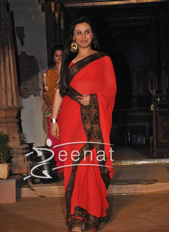 Rani Mukherji in Bollywood Red Sarees
