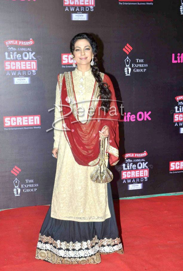 Juhi Chawla at 20th Annual Screen Awards 2014