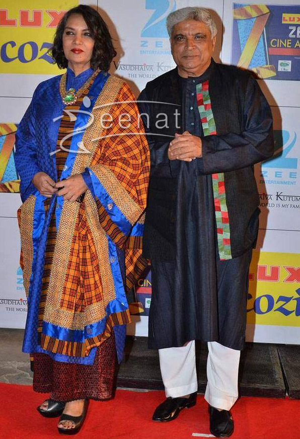 Shabana Azmi at Mumbai zee cine award 2014