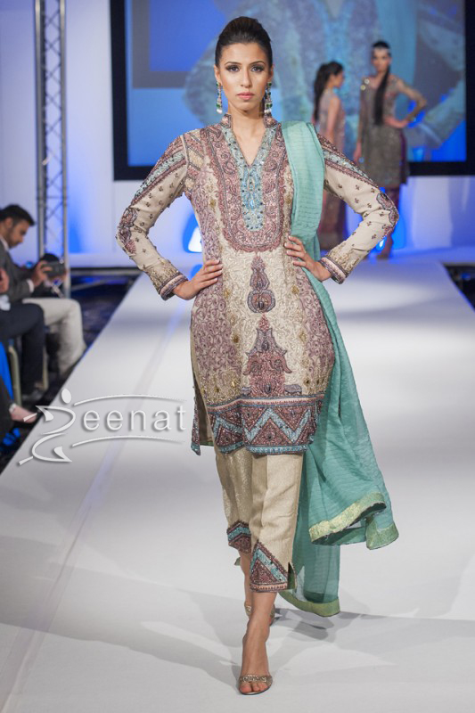 Sahzia-Kiyani-New-Collection-In-Pakistan-Fashion-Show-London-2014-For-Girls-1