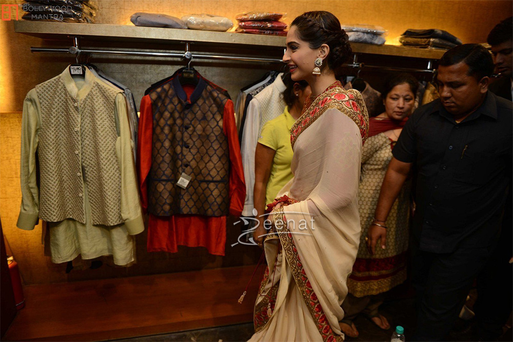 Sonam Kapoor At India Bridal Fashion Week Wedding Store Launch 