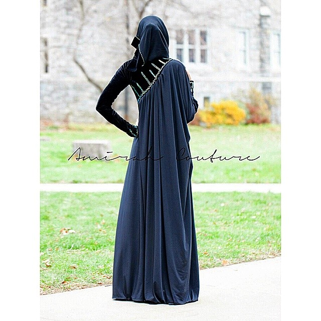 Designer Abaya Hijab Styles