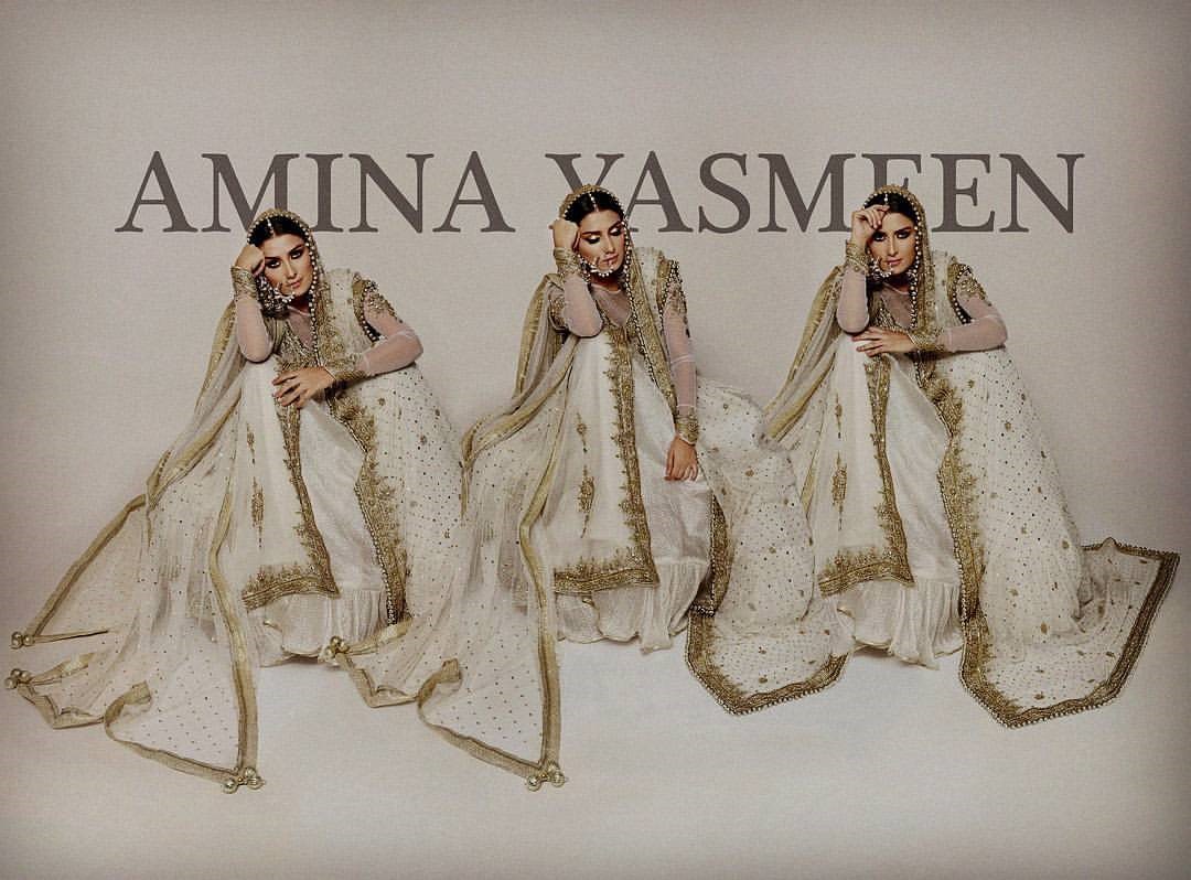 Ayeza Khan and Danish Taimoor for Amina Yasmeen