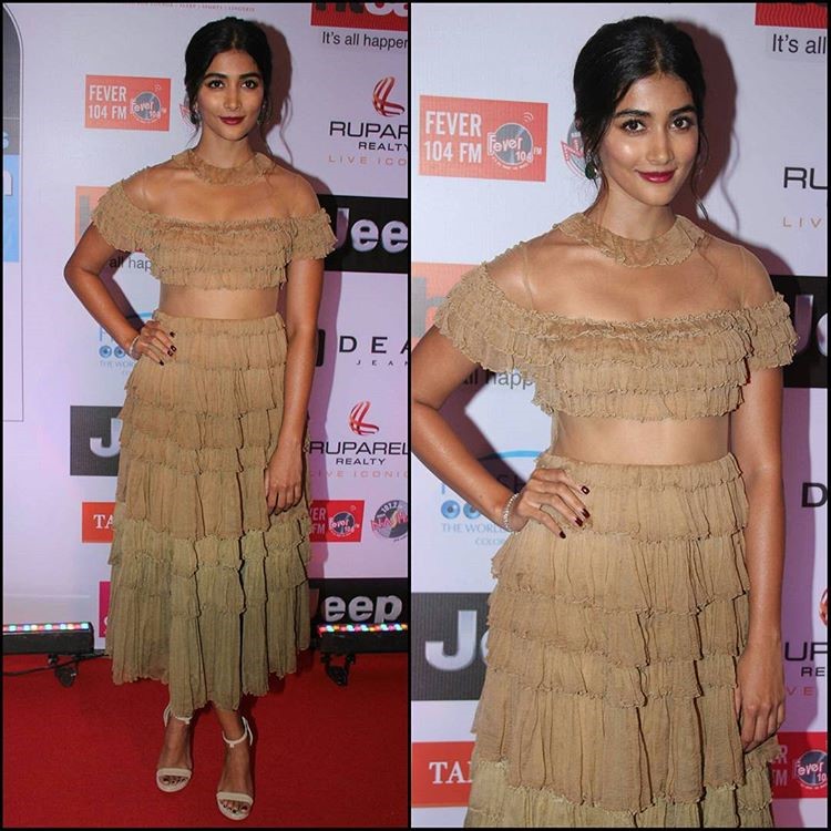 Pooja Hegde at the HT MOST STYLISH AWARDS 2017